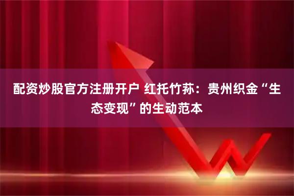 配资炒股官方注册开户 红托竹荪：贵州织金“生态变现”的生动范本